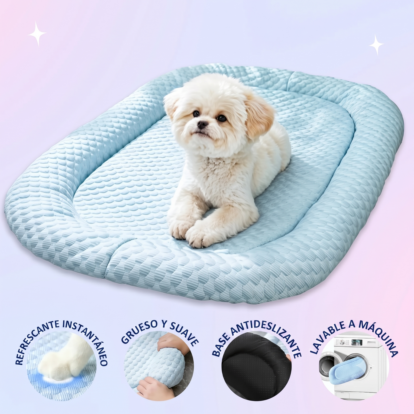 Cama Refrescante de Seda para Mascotas