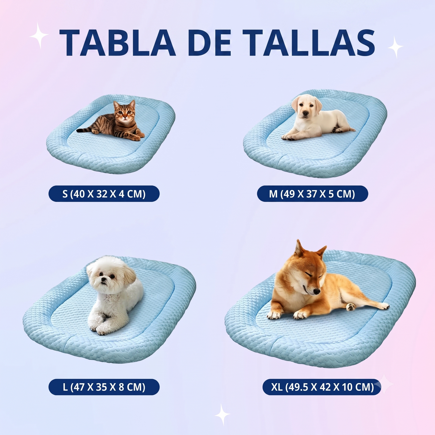 Cama Refrescante de Seda para Mascotas