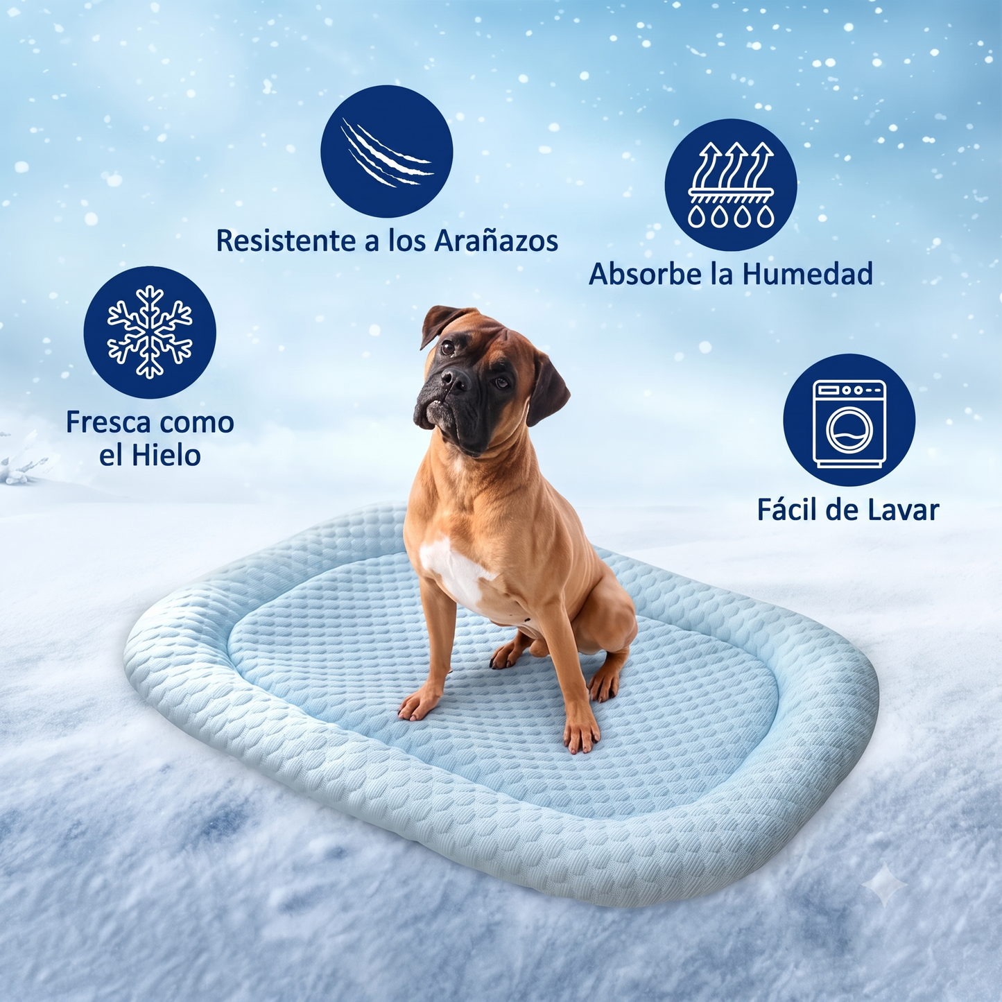 Cama Refrescante de Seda para Mascotas