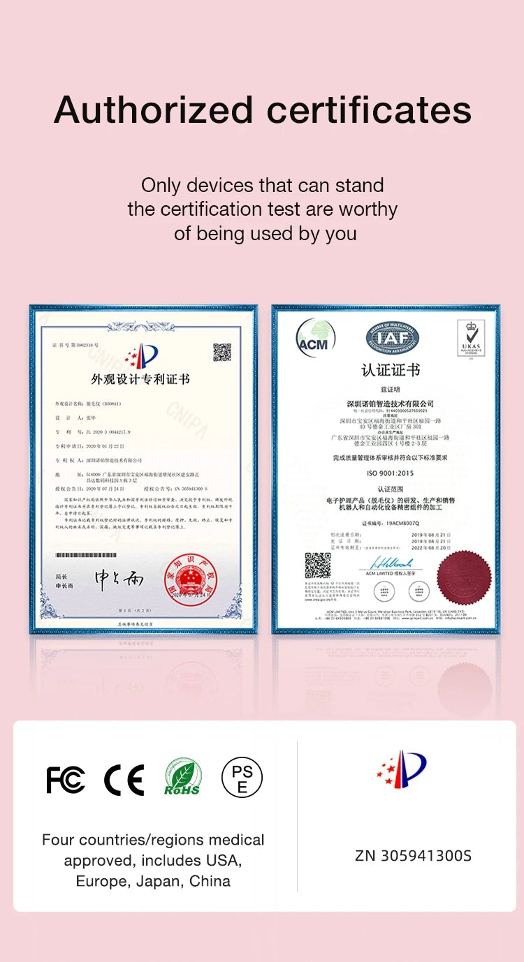 Professional IPL Hair Removal Device