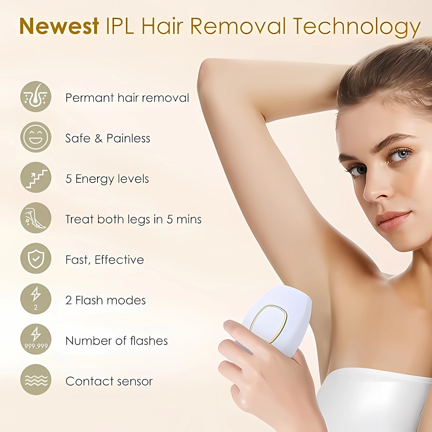 IPL Laser Hair Removal Device