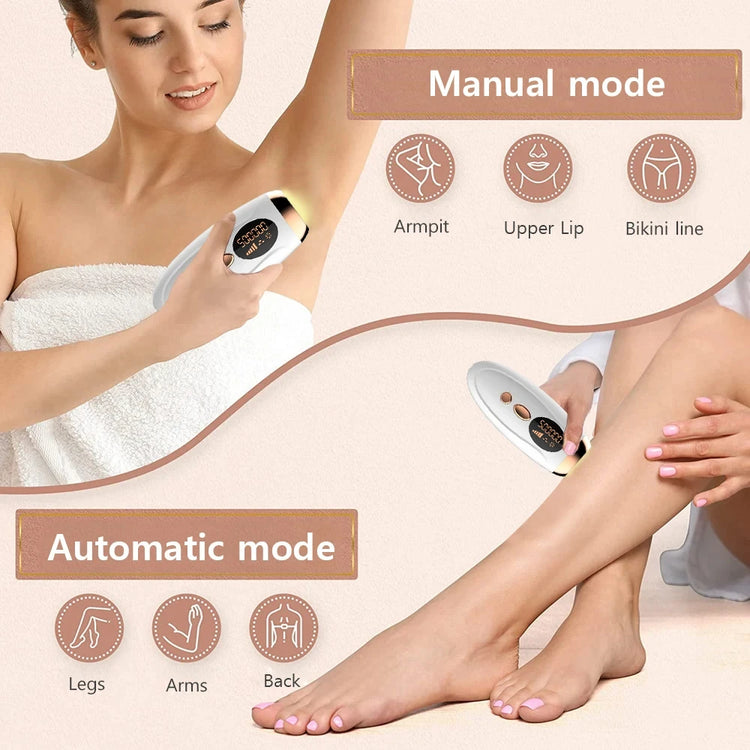 Laser Epilator IPL Hair Removal 990000 Flashes