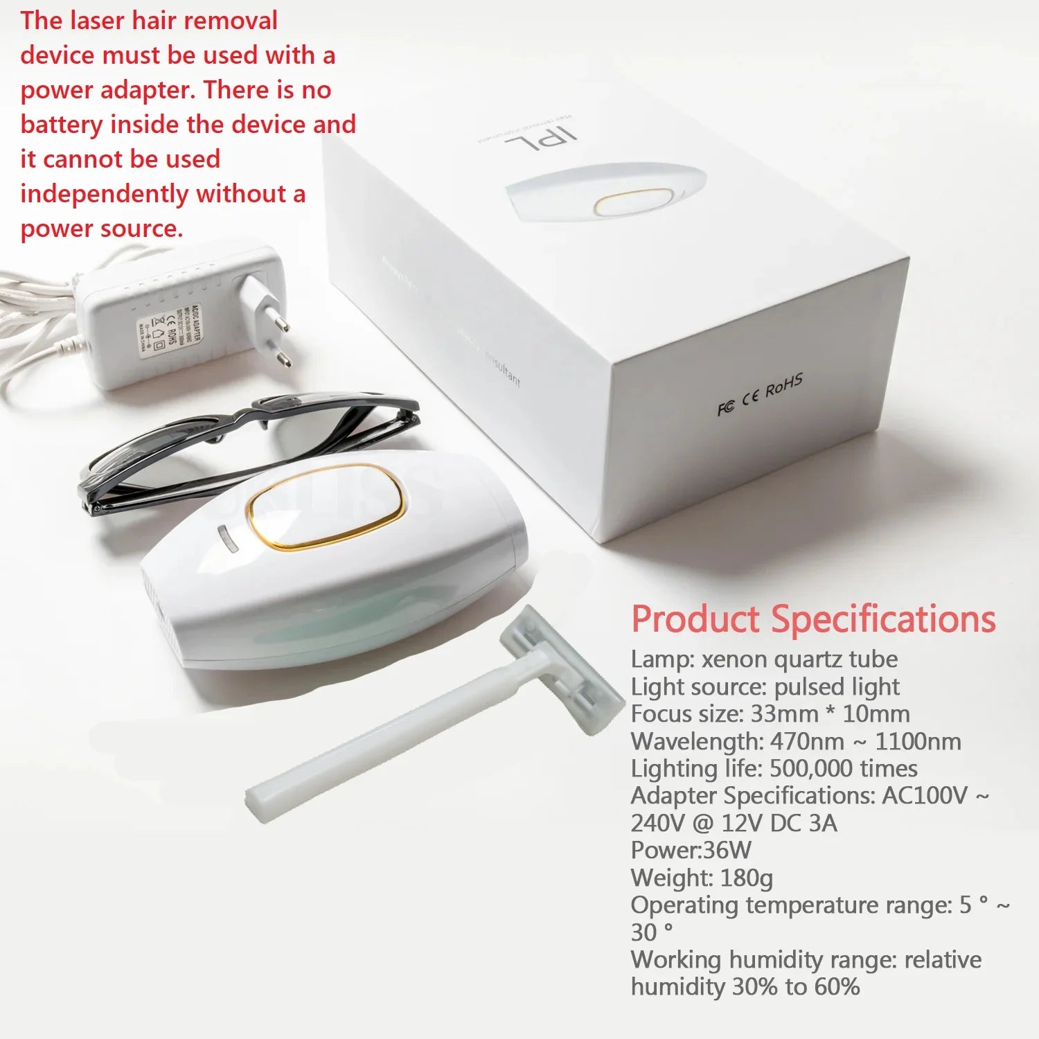 IPL Laser Hair Removal Device