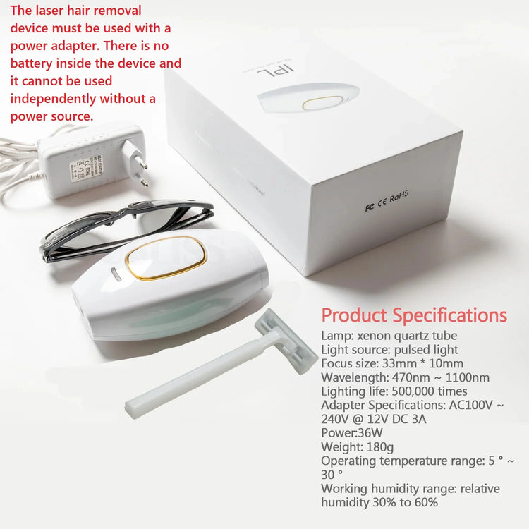IPL Laser Hair Removal Device