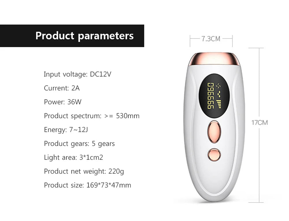 Professional IPL Laser Hair Remover