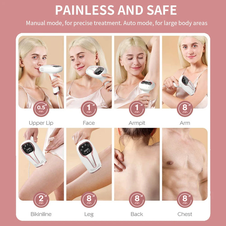 IPL Hair Removal Device 990000 Flashes